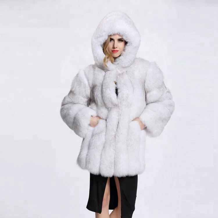 2018 зимнее женское длинное пальто из искусственного меха, верхняя одежда из искусственного меха
