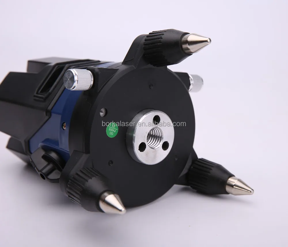 Borka blue light 5 lines 360 rotary automatic level laser land leveler