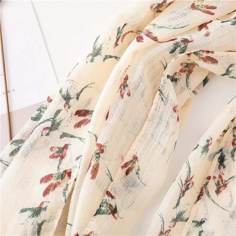 scarf women hijab in silk scarves hats market digital printed  scarves shawls factory