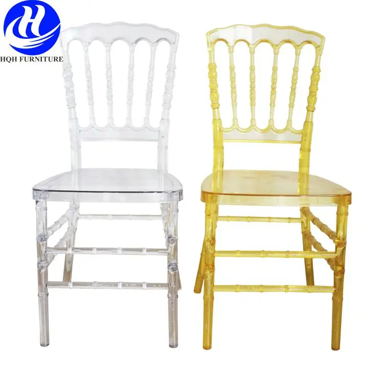 2022 Wholesale Outdoor Plastic Chairs Hotel Room Furniture Wedding Party White Tiffany Chairs For Dining