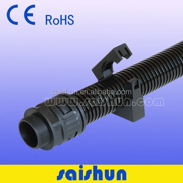 Factory price cable conduit PP PA66 plastic tube CE UV flexible corrugated nylon hose