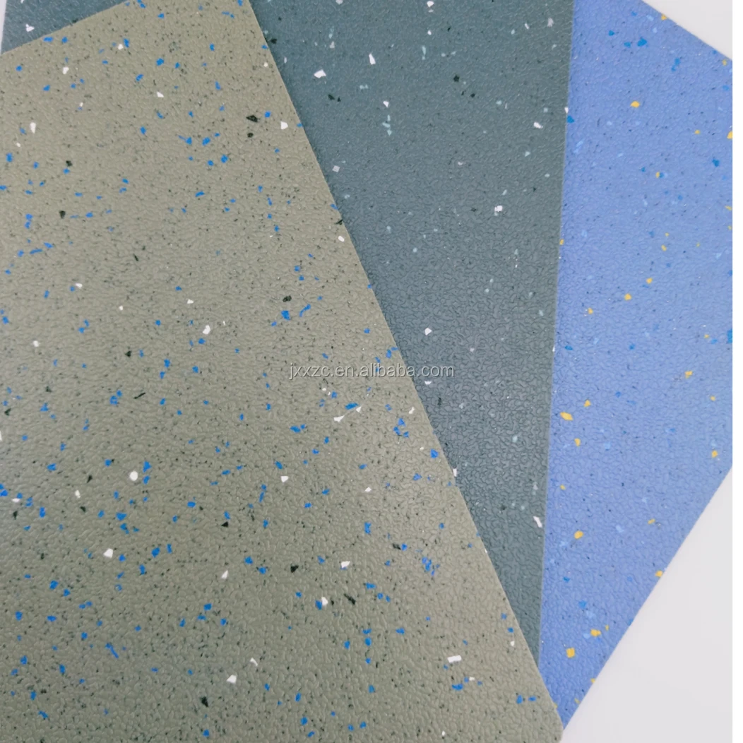 
2mm Silicon carbide amblunce vinyl Plastic flooring material 