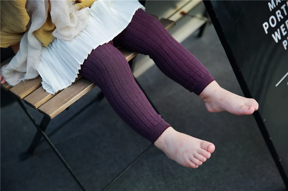 
Autumn Girls Leggings Striped Skinny Girls Fitted Ribbed Leggings High Waist Children Clothes For Girls Baby Clothing Wholesale 