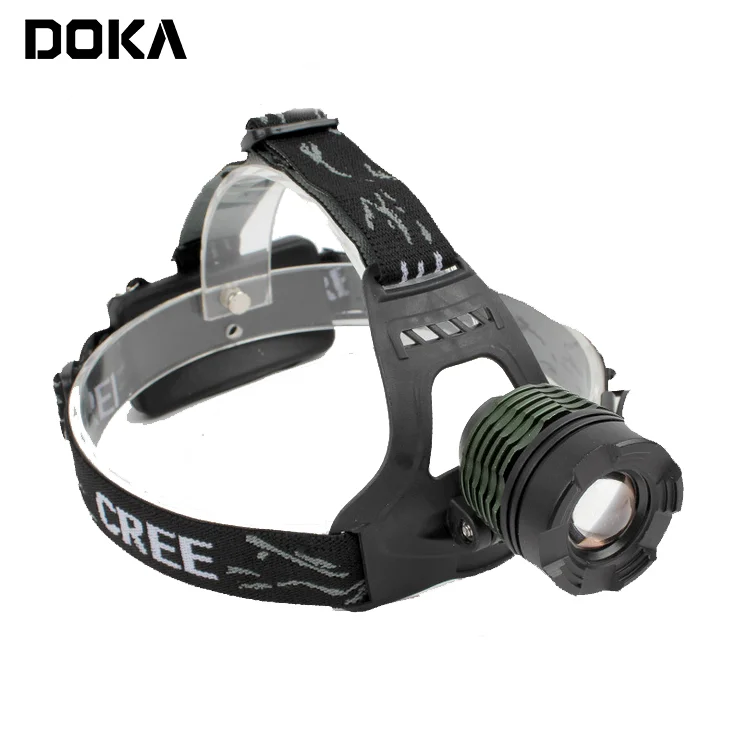 
Super Bright headlight Rechargeable Zoomable bike led head lamp 