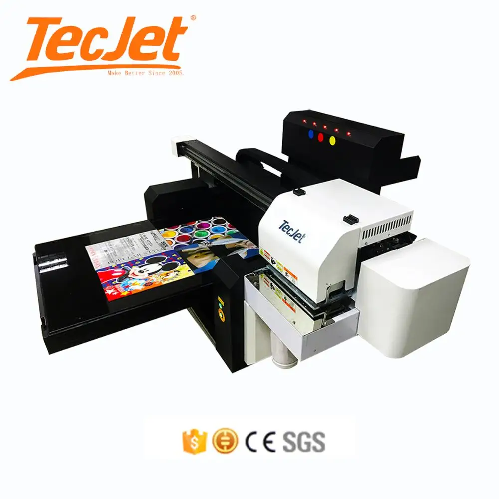TECJET Dx5, DX7,XP600 printhead 6090 uv flatbed printer new products looking for distributor