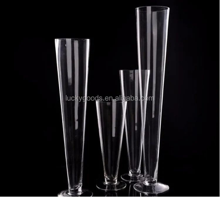 LHP079 Factory Wholesale Handmade Frosted White Glass Vase for Home Decoration