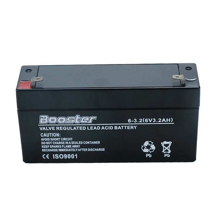 6V 3.2AH  Rechargeable Gel deep cycle Battery ups Valve Regulated Sealed Lead Acid solar power storage battery