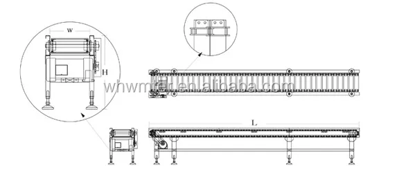 pizza conveyor ,food  transporting system, PLC  conveyor