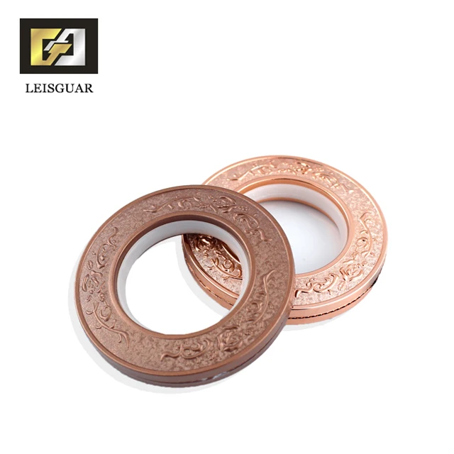 Decoration Roes Gold Curtain Ring Of Plastic Rings Curtain Accessories
