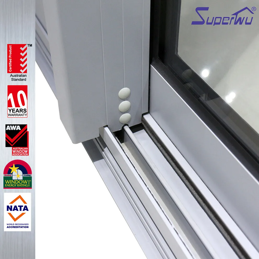Aluminium alloy fire rated sliding windows for residential