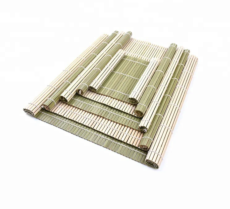 Бесплатный образец бамбуковый коврик для суши 27*27 см популярный Бамбуковый Коврик