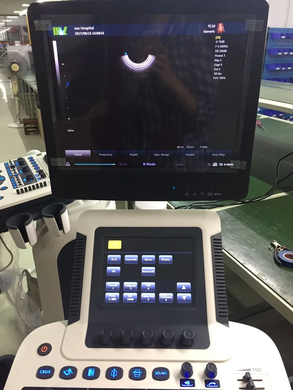 Тележка медицинская эхомашина Цветной Допплер 3d 4D ультразвуковая машина MSLCU46