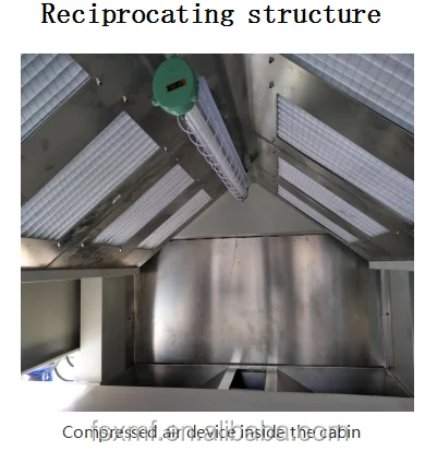 Reciprocating automatic spraying machine for large wooden door plate cabinet door plate automatic spraying machine