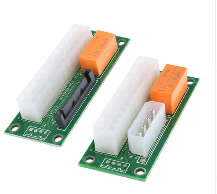 ATX 24Pin к Molex Dual PSU адаптер питания Несколько блоков питания Add2Psu