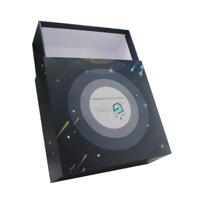 Universal Unlock Mobile Phone Packaging Cell Phone Packing Box Coated Paper Electronic 14*6*16cm Black EVA HS-PB163 Handmade