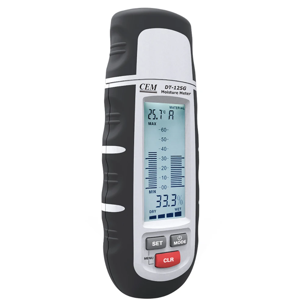 
CEM DT-125G Various Professional Remote Probes Moisture Meter For Wood Plaster Building materials Paper 