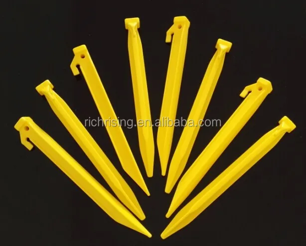 P/N 50610 22cm 8.7inches plastic tent peg stake for outdoor camping