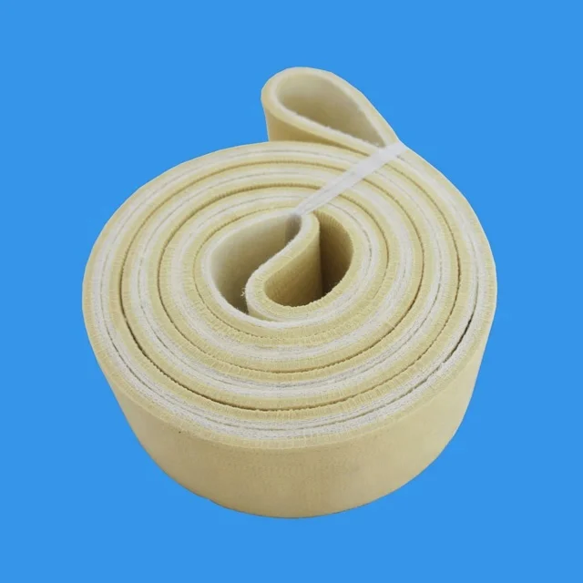 
Heat resistant Yellow Para aramid Seamless Belt For Aluminium Extrusion Industry 