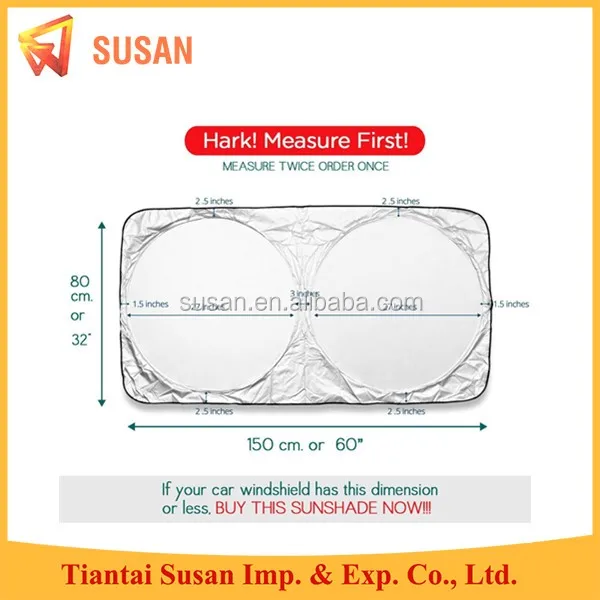 
Auto Car Sunshade Foldable Windshield Sun Shade Visor Heat Block Wind Shield 