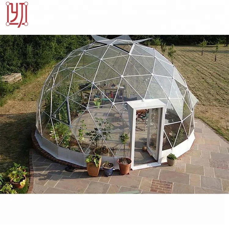 Уникальный круглый стеклянный иглу Свадебные геодезический купол палатки