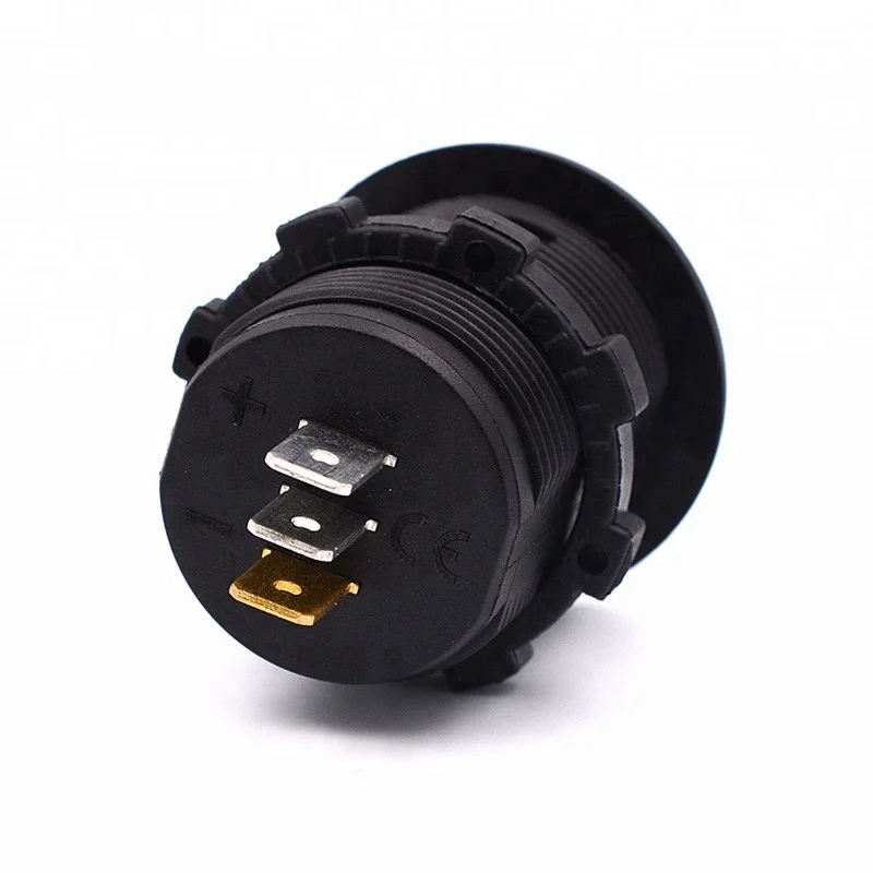 Motorcycle car dc 12v 24v voltmeter ammeter led