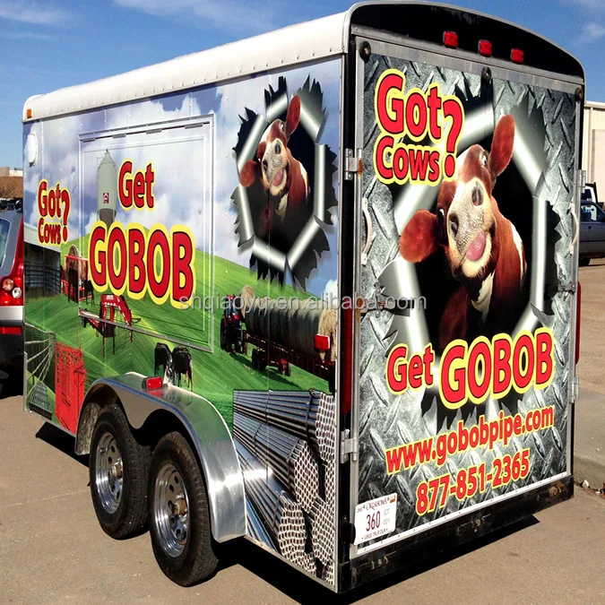 High Quality Custom Digital Print Vinyl Van Advertising Wrap Car Body Sticker