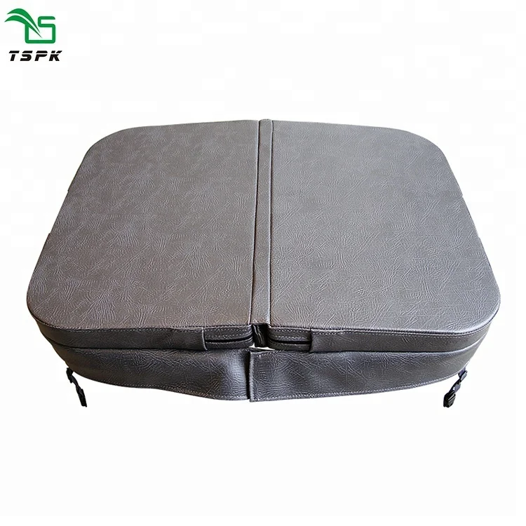 Popular Europe outdoor swim spa tub cover with good quality fiberglass hot tub covers