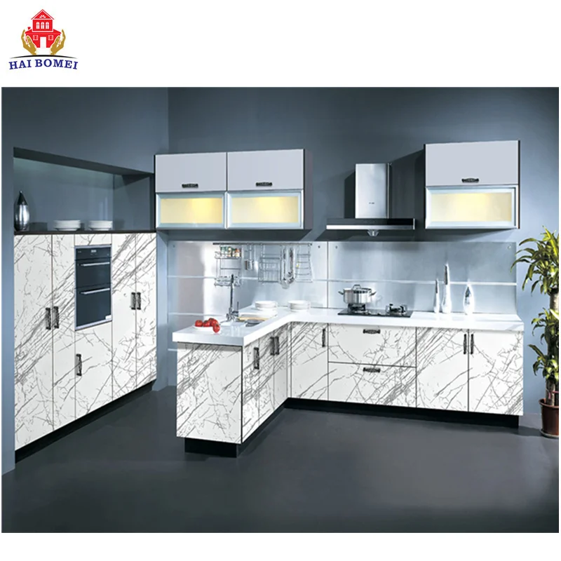 Современная мебель, кухонные шкафы 3D 4D с кухонными буфетами