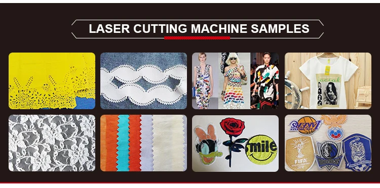Widely Used fabric cutting laser gun+laser cutting with automatic textile cutting table