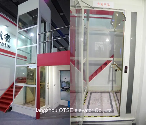 House used 4 person home lift elevator with good elevator motor