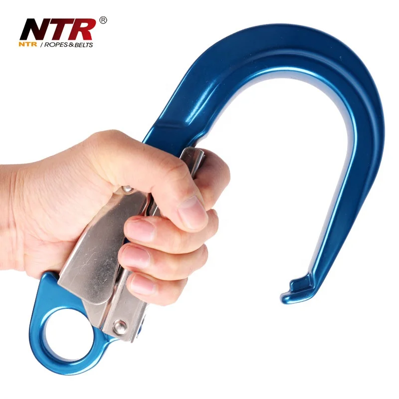 CE0321 aluminum big safety belt snap hook