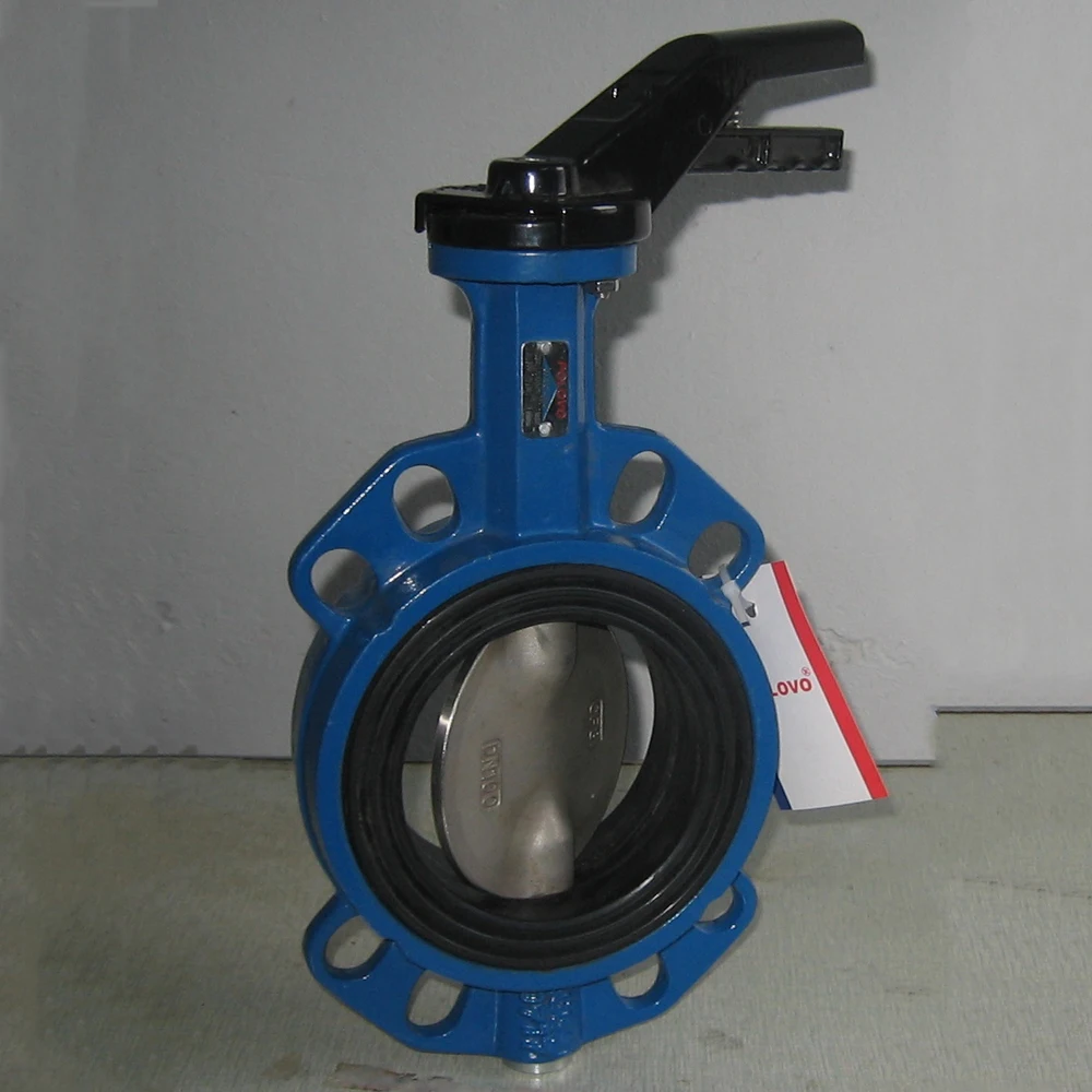 lug type butterfly valve DN250 by wafer connection
