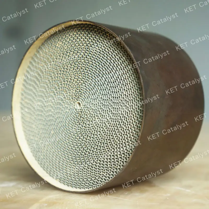 KET Euro 4 catalyst with metallic honeycomb substrate for catalytic converters
