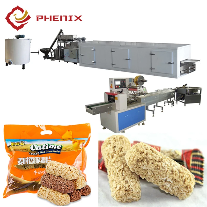 Commerical Automatic Cereal Protein Granola Bar Production Line Muesli Bar Making Machine Peanut Candy Machine