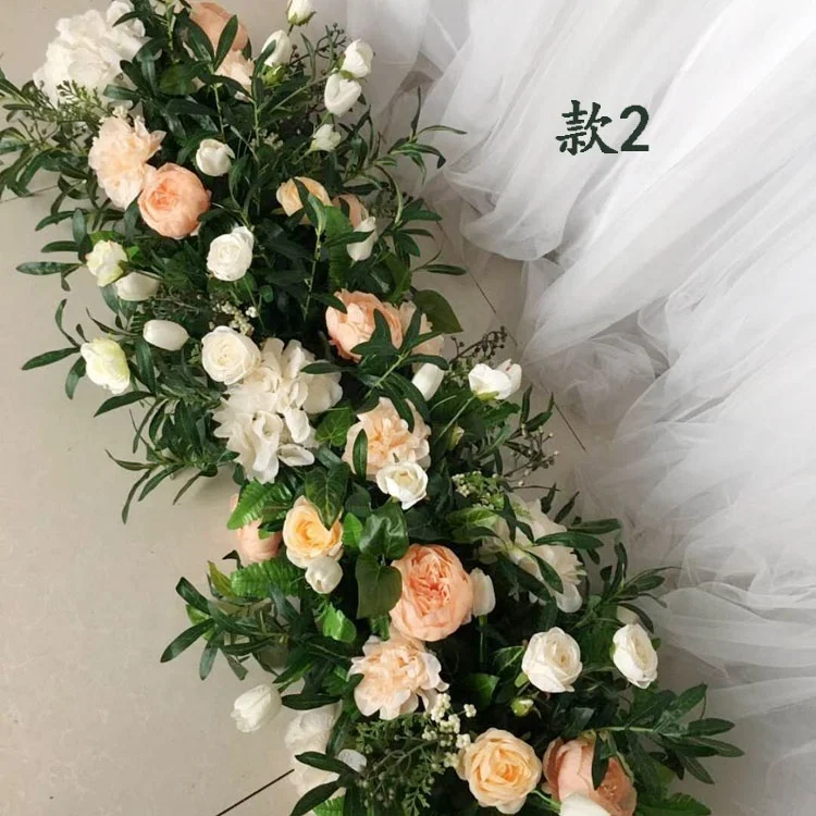 
Flower arranging artificial flower runner 1 m stage road lead 