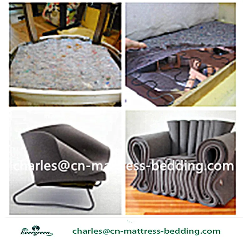 Hot sale 100% recycled polyester spring mattress felt pad