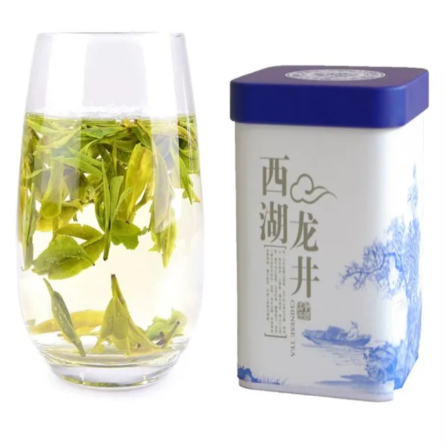 Китайский свежий органический зеленый чай ручной работы Hangzhou Xihu с листьями Западного озера Dragon Well/Longjing/Long Jing зеленый чай