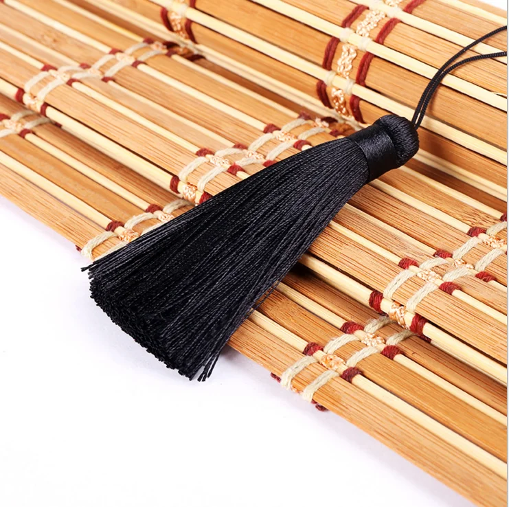 
16cm High Quality Polyester Silk Tassel with loop 