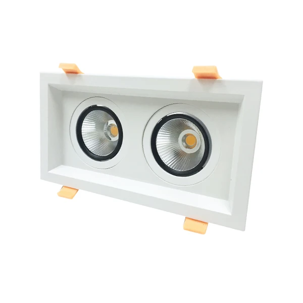 
white recessed Spot Light 15WX2 gimbal downlight 