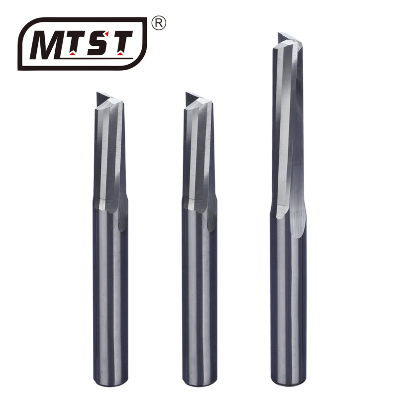 MTST 6mm Double flute straight groove end mill carving wood tool Cnc engraving machine Wood cutter carbide tools