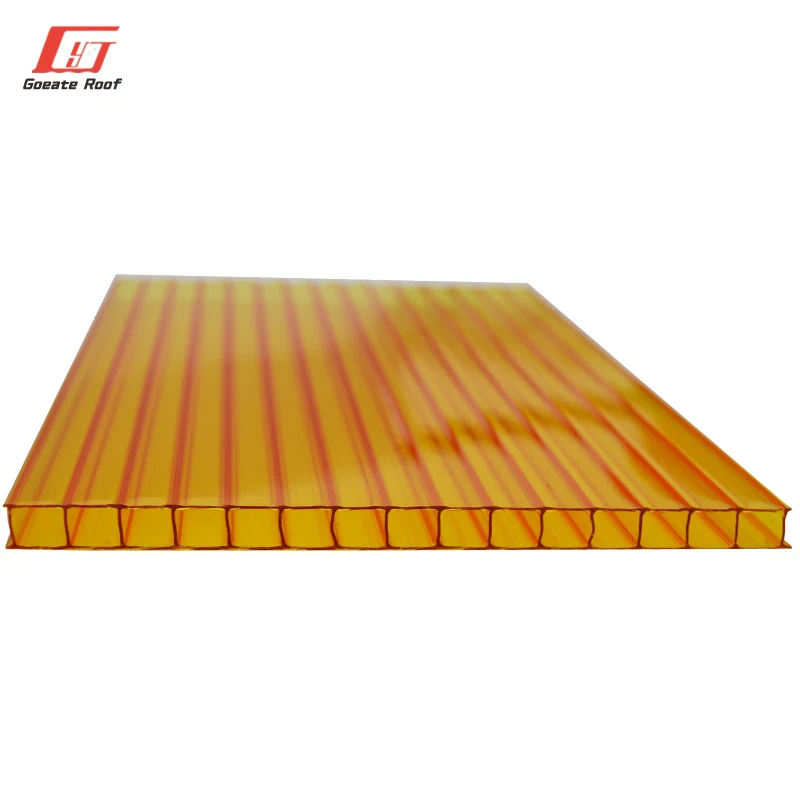 roof skylight tinted 6mm ge lexan 4x8 sheet plastic polycarbonate sheet with great price polycarbonate hollow sheet PC panels