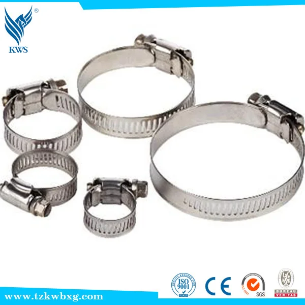 American stainless steel tube clips saddle pipe hoop clamp