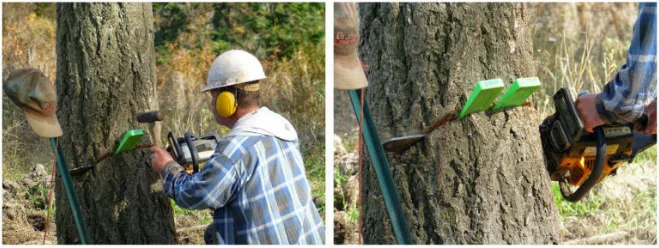 High Quality Cutting Tree Felled Spiked Tree Plastic ABS Felling Wedges