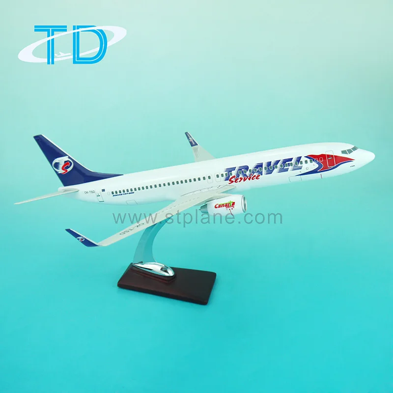 B737-800 1/100 Travel Service Airlines Gift Passenger Aircraft Model