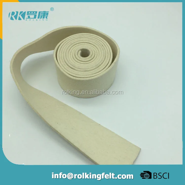 industry use 100% wool felt belt Steel Slitting Machine Felt 10mm