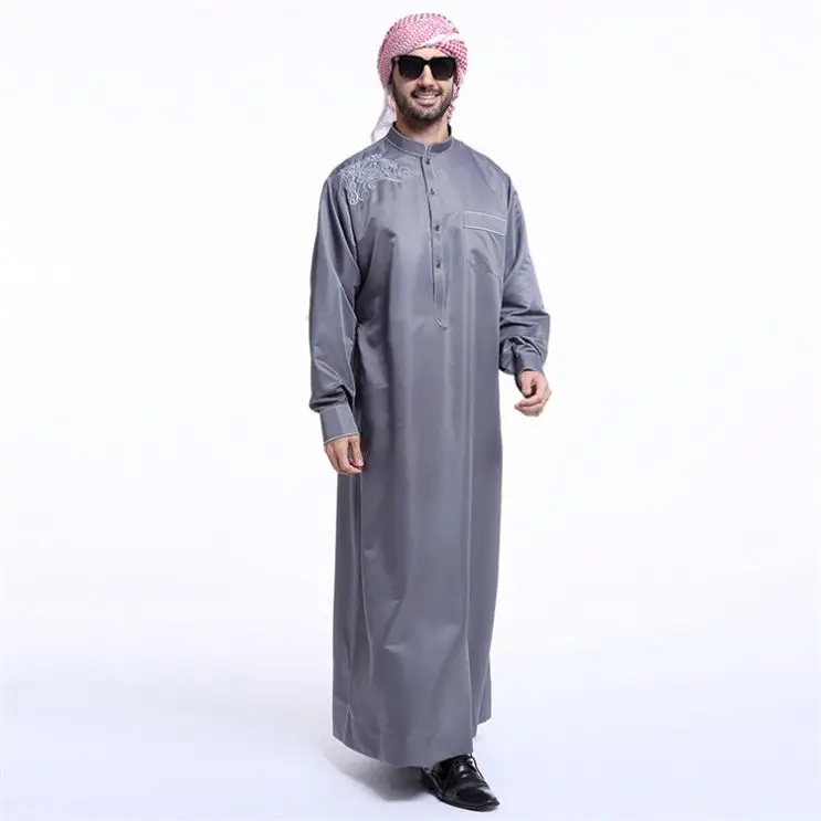 Новейшие Онлайн-дизайны Abaya 2018 оптовая продажа мужская одежда Дубая Thobe