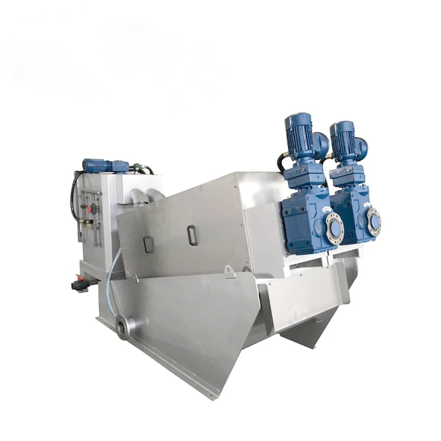 Dewatering screw press for Municipal Sewagesludge filter press