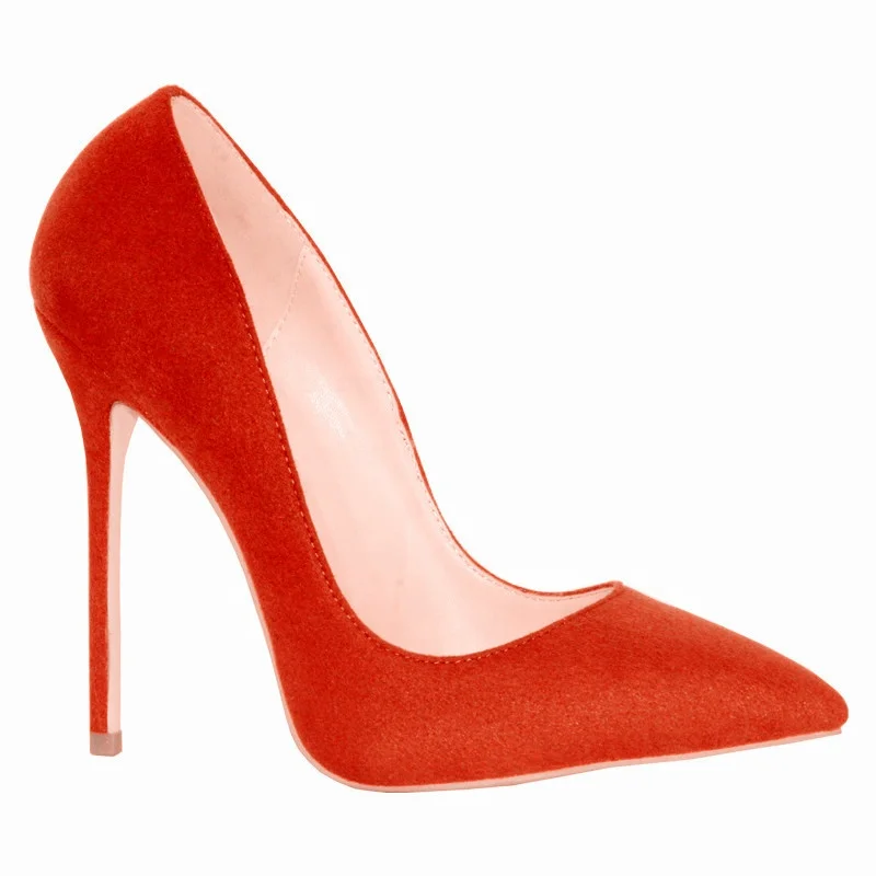 MANRINO-0423 Ladies Stylish Sexy Closed Pointy Toe 12 CM High Heel Red Pump Dress Shoes For Women 2019