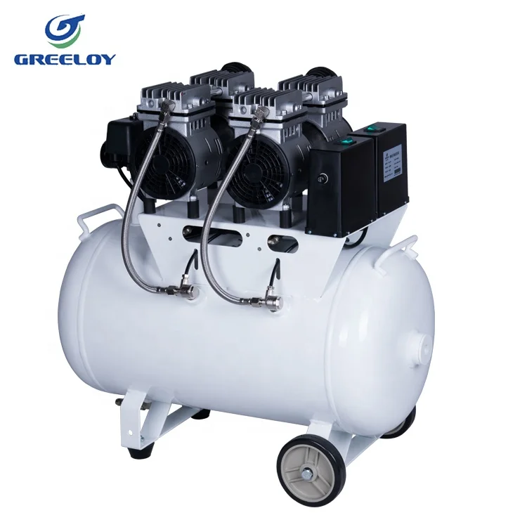 Oil Free Dental Air Compressor Portable Air Compressor for Hospital and Clinic
