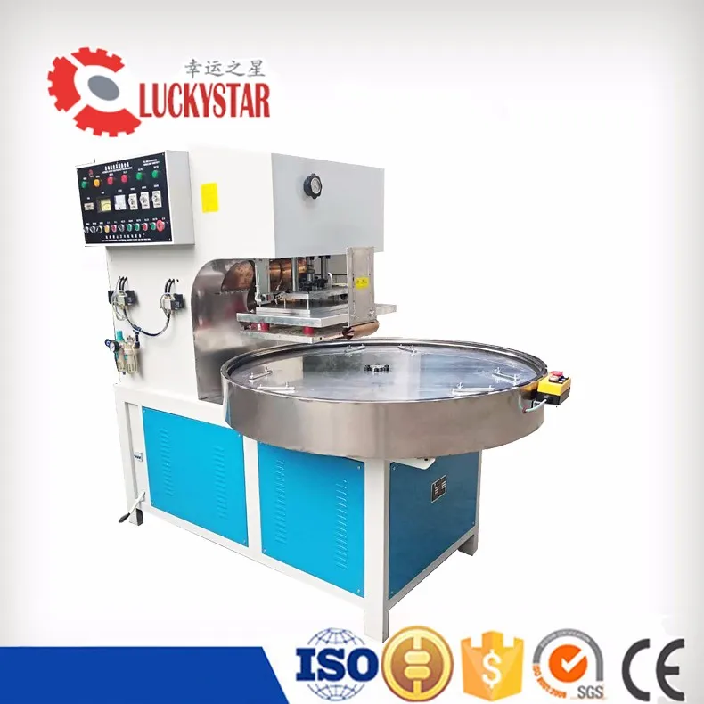 turntable HF welding machine with PLC controlled cheaper price